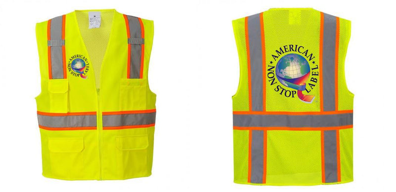 Class 2 Safety Vest with Cooling Mesh Back