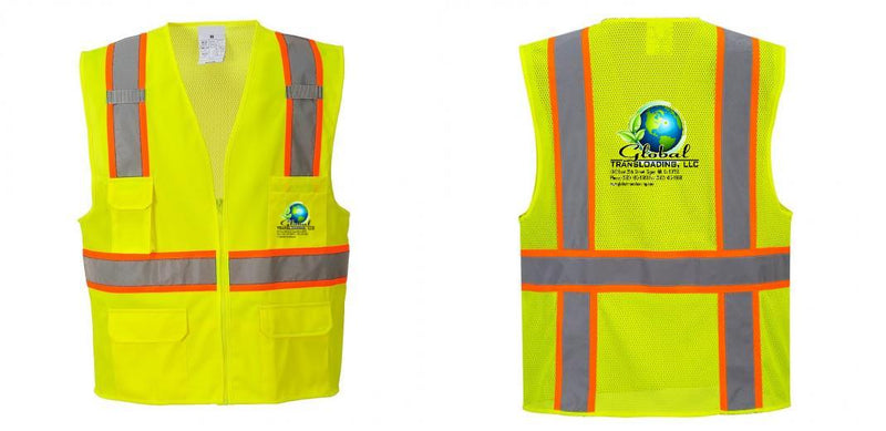 Class 2 Safety Vest with Cooling Mesh Back