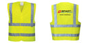 Custom Logo Reflective Yellow Safety Vest - ANSI Class 2