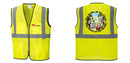 Custom Lightweight High Visibility Yellow Tampa Mesh Vest