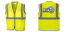 Custom Lightweight High Visibility Yellow Tampa Mesh Vest