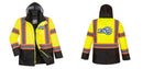 Custom Traffic Safety Jacket Class 3 Hi-Vis Yellow/Black