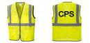 Custom Lightweight High Visibility Yellow Tampa Mesh Vest