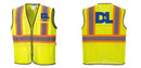 Custom Yellow Mesh Class 2 Reflective Safety Vest with Pockets