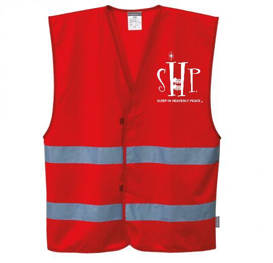 Custom Red Safety Vest Reflective Hi Vis Work and Event Style