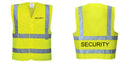 Custom Logo Reflective Yellow Safety Vest - ANSI Class 2