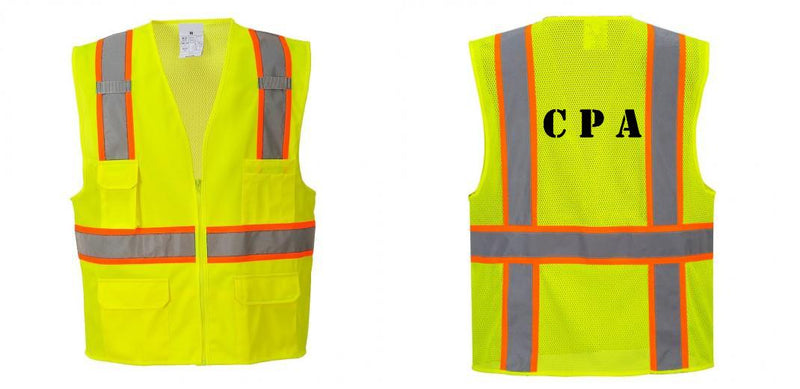 Class 2 Safety Vest with Cooling Mesh Back