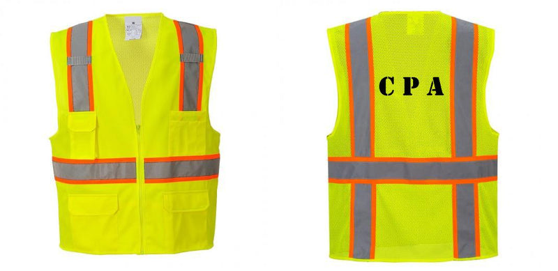 Class 2 Safety Vest with Cooling Mesh Back