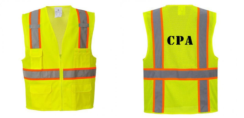 Class 2 Safety Vest with Cooling Mesh Back