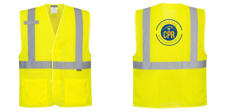Custom Class 2 High Visibility Economy Reflective MESH Safety Vest