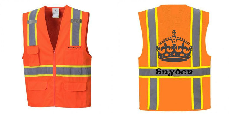 Class 2 Safety Vest with Cooling Mesh Back