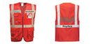 Custom RED Professional Executive Style Safety Vest