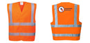 Custom Hi-Vis ORANGE Class 2 Reflective Safety Vest