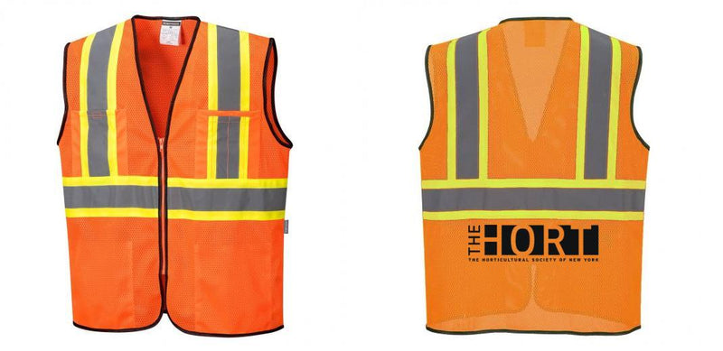 Custom Yellow Mesh Class 2 Reflective Safety Vest with Pockets