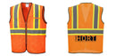 Custom Yellow Mesh Class 2 Reflective Safety Vest with Pockets
