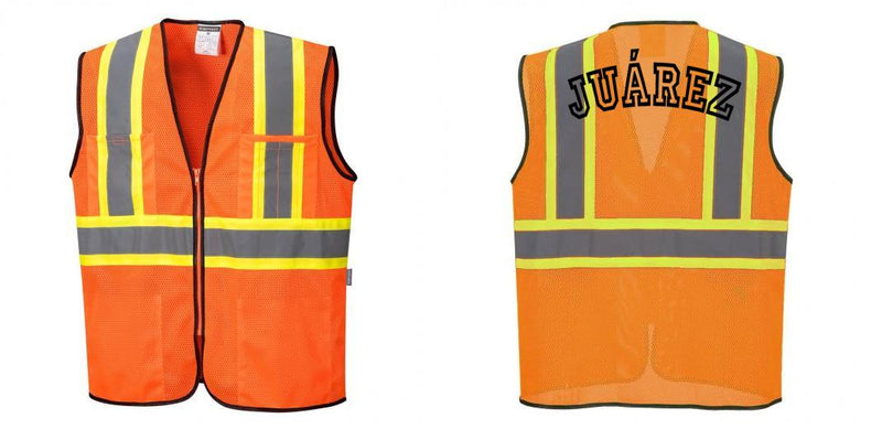 Custom Yellow Mesh Class 2 Reflective Safety Vest with Pockets