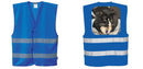 Custom ROYAL BLUE Safety Vest Reflective Hi Vis Work and Event Style Vest