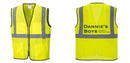 Custom Lightweight High Visibility Yellow Tampa Mesh Vest