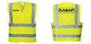 Custom Logo Reflective Yellow Safety Vest - ANSI Class 2