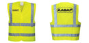 Custom Logo Reflective Yellow Safety Vest - ANSI Class 2