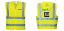 Custom Logo Reflective Yellow Safety Vest - ANSI Class 2