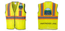 Custom Yellow Mesh Class 2 Reflective Safety Vest with Pockets