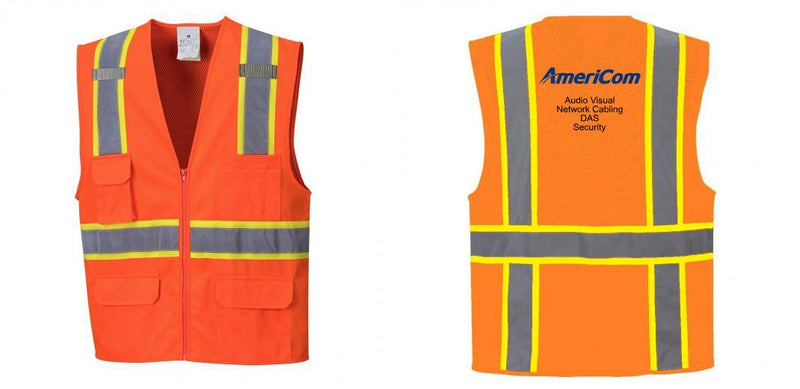 Class 2 Safety Vest with Cooling Mesh Back