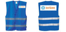 Custom ROYAL BLUE Safety Vest Reflective Hi Vis Work and Event Style Vest