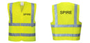 Custom Logo Reflective Yellow Safety Vest - ANSI Class 2