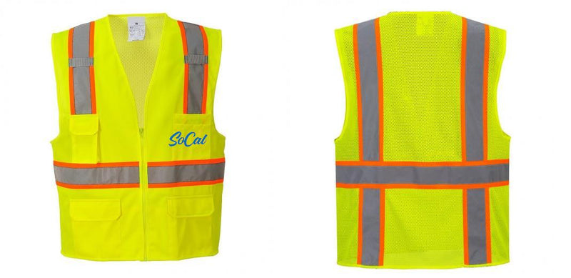 Class 2 Safety Vest with Cooling Mesh Back
