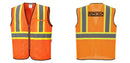 Custom Yellow Mesh Class 2 Reflective Safety Vest with Pockets