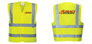Custom Logo Reflective Yellow Safety Vest - ANSI Class 2