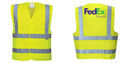 Custom Logo Reflective Yellow Safety Vest - ANSI Class 2