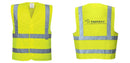 Custom Logo Reflective Yellow Safety Vest - ANSI Class 2