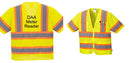 Custom Class 3 Yellow Safety Vest Sleeved Hi-Vis with Pockets