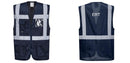 Custom NAVY Professional Executive Style Safety Vest