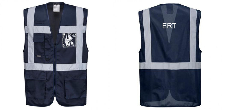 Custom NAVY Professional Executive Style Safety Vest