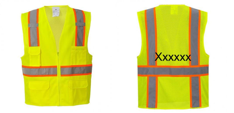 Class 2 Safety Vest with Cooling Mesh Back