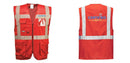 Custom RED Professional Executive Style Safety Vest