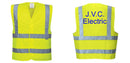 Custom Logo Reflective Yellow Safety Vest - ANSI Class 2