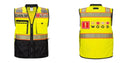 Custom Premium Two-toned Surveyor Safety Vest with Segmented Tape