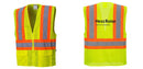 Custom Contrast High Visibility Full Mesh Yellow Safety Vest