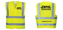 Custom Logo Reflective Yellow Safety Vest - ANSI Class 2