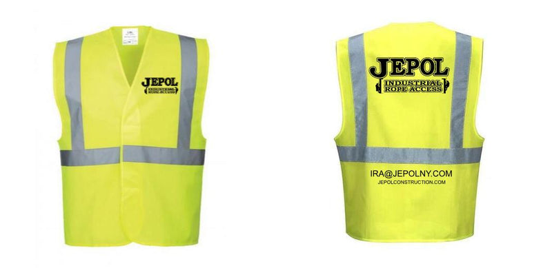 Custom Class 2 Yellow Reflective Safety Vest