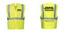 Custom Class 2 Yellow Reflective Safety Vest