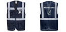 Custom NAVY Professional Executive Style Safety Vest