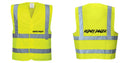 Custom Logo Reflective Yellow Safety Vest - ANSI Class 2