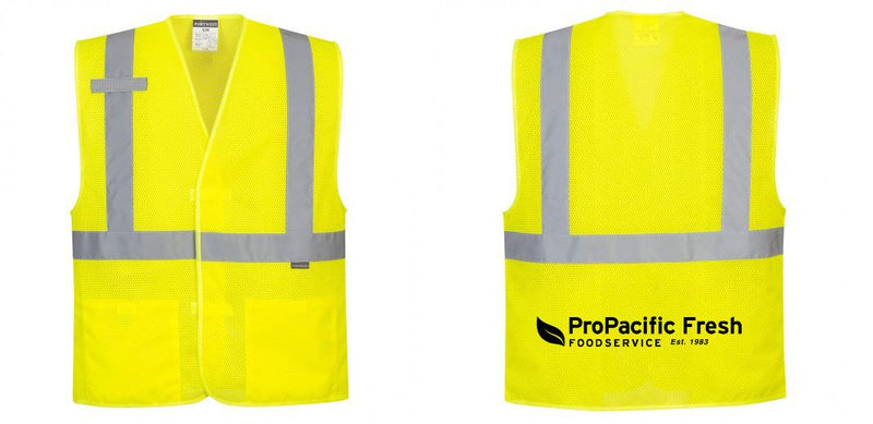 Custom Class 2 High Visibility Economy Reflective MESH Safety Vest