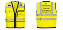 Custom Heavy Duty Hi-Vis Surveyor Vest