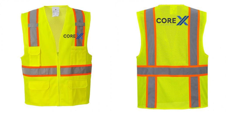 Class 2 Safety Vest with Cooling Mesh Back